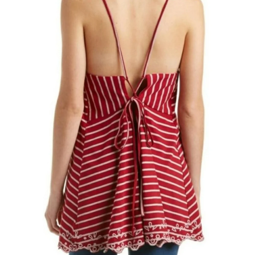 Free People Lace Up Tank Size Small